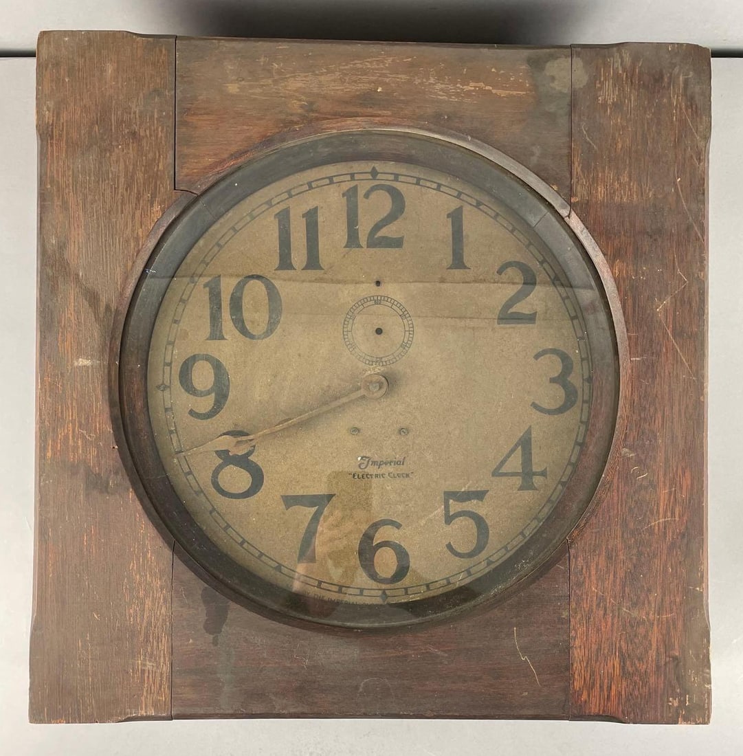 Antique Imperial Electric Wall Clock (1 of 5)