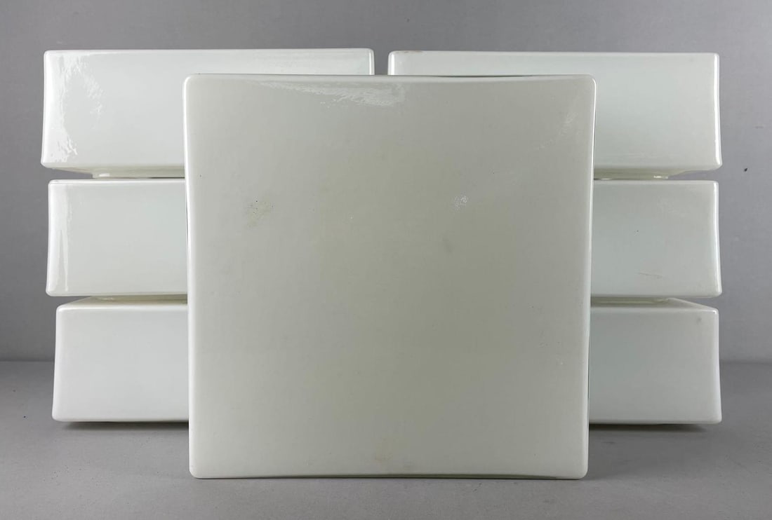 Group B f Vintage Glass Ceiling Lamp Shades (1 of 2)