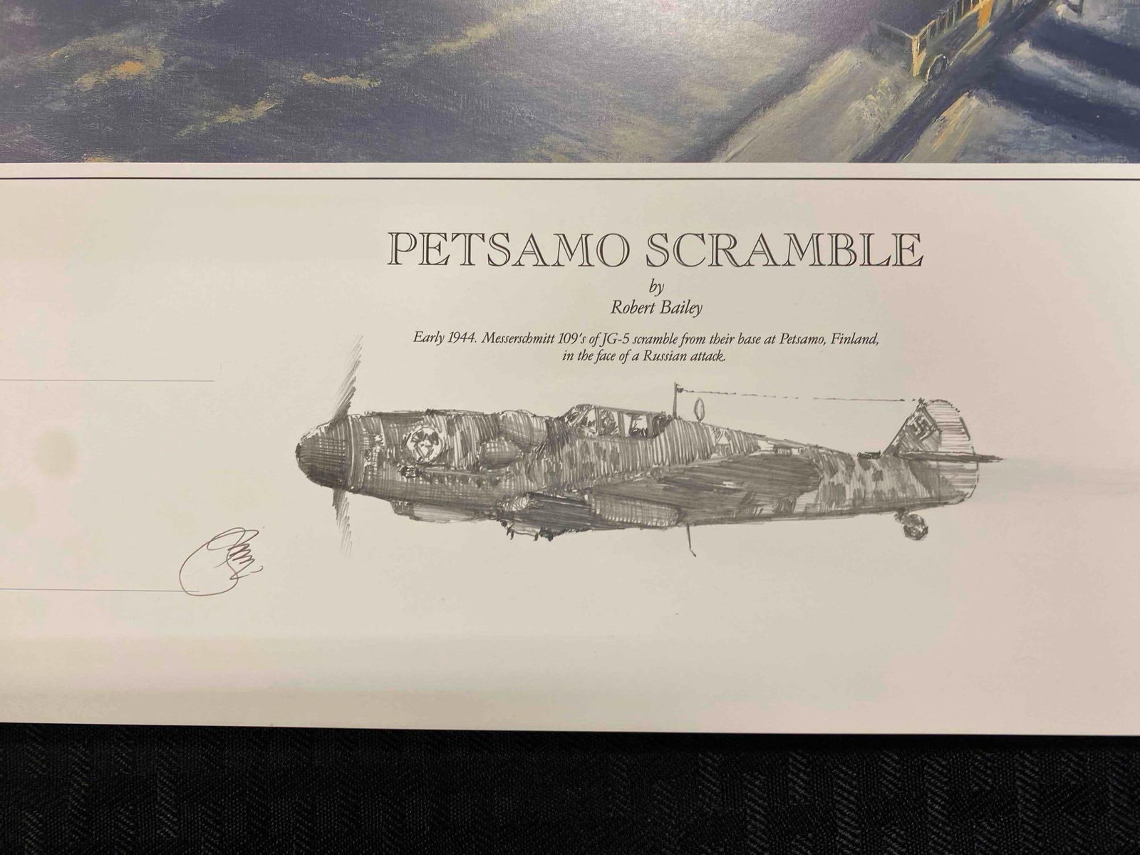 Signed Petsamo Scramble Print - 3