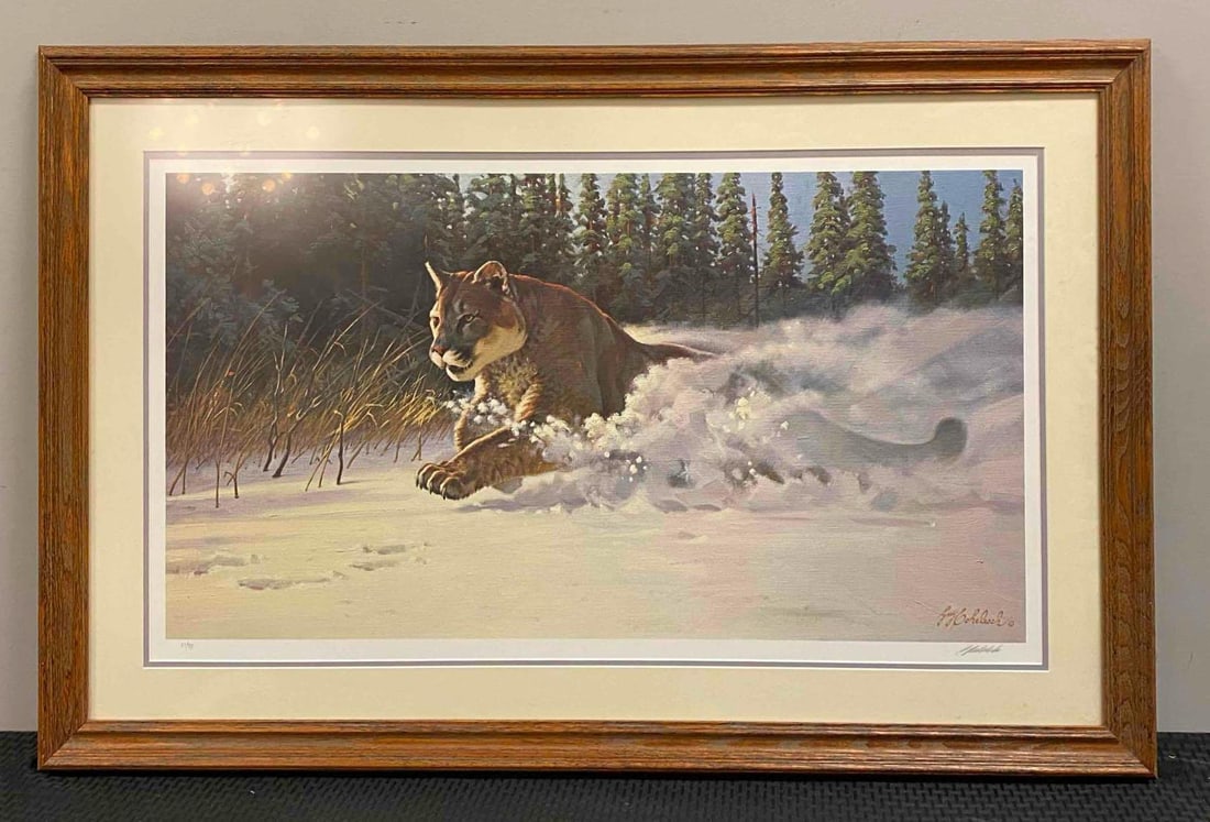 1994 Signed Mountain Rush Framed Print (1 of 4)