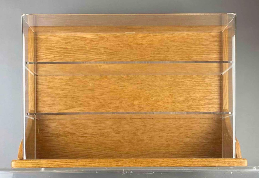 Plexiglass and Wood Display Case (1 of 2)