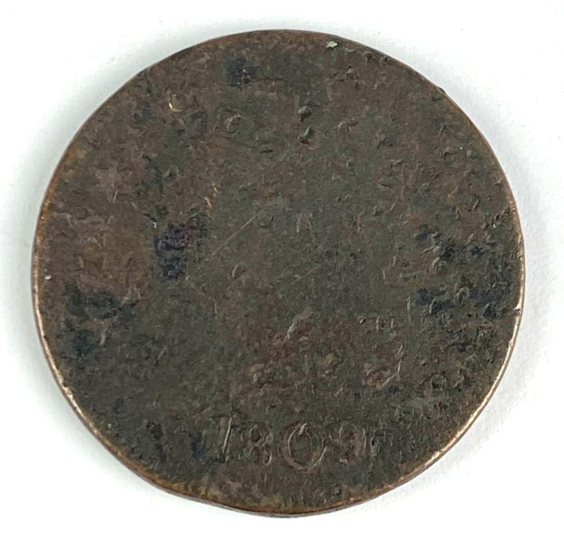 1809 Braided Hair US Half Cent (1 of 2)