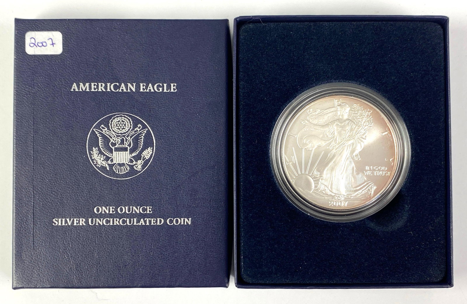 2007 Silver American Eagle 1 Oz Uncirculated Coin (1 of 3)