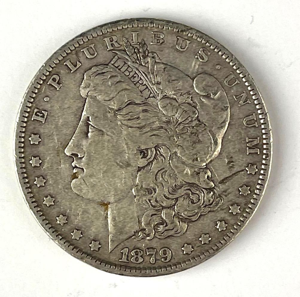 1879 US Morgan Silver Dollar (1 of 2)