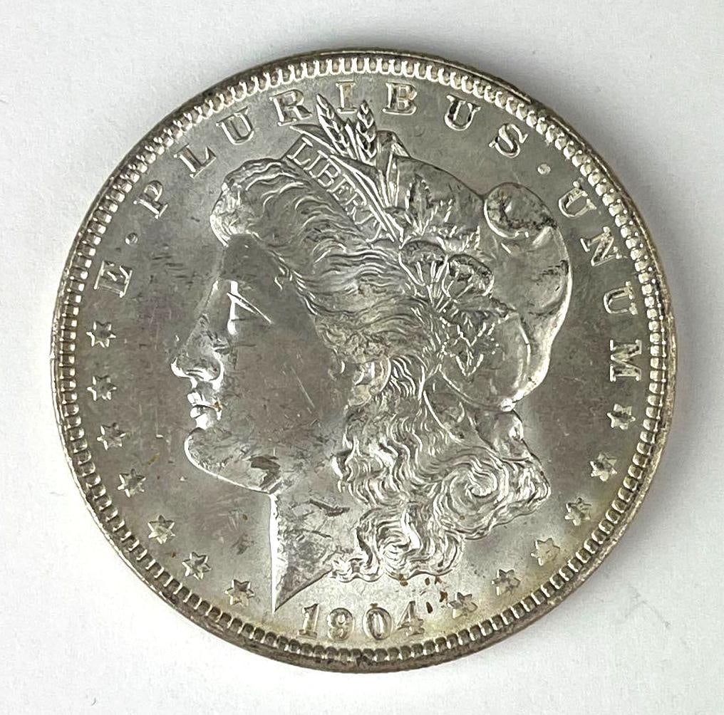 1904 O US Morgan Silver Dollar: 1904 O US Morgan Silver Dollar