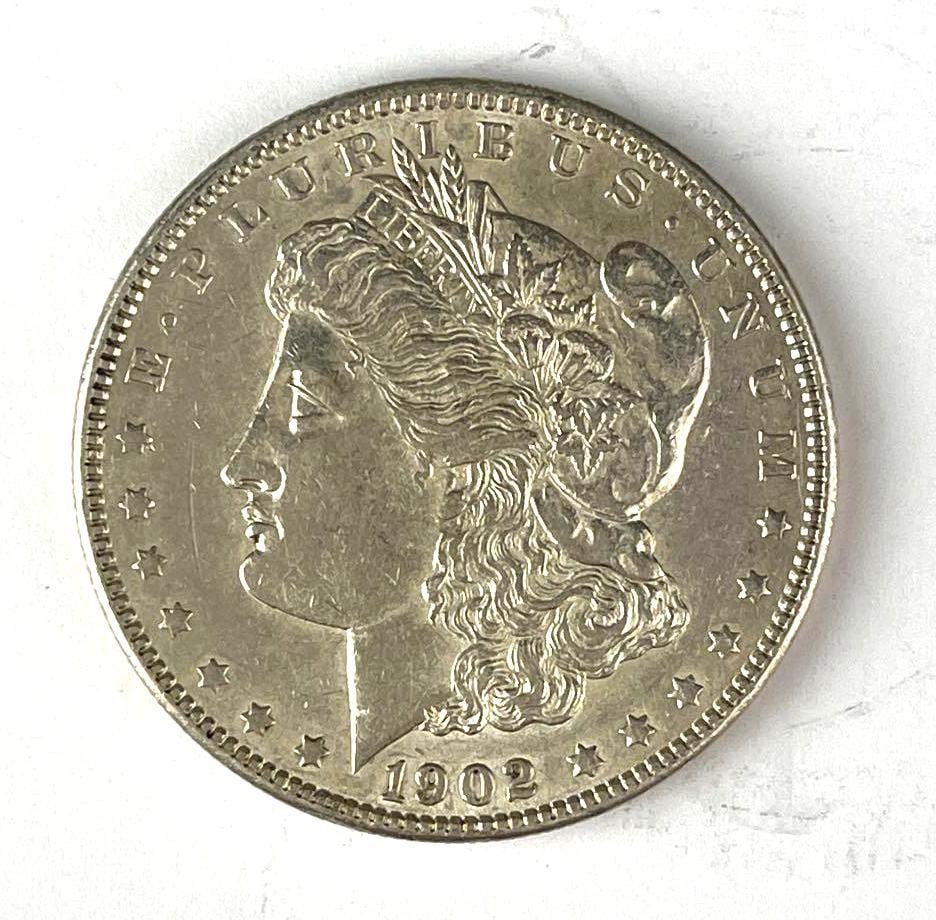 1902 US Morgan Silver Dollar: 1902 US Morgan Silver Dollar