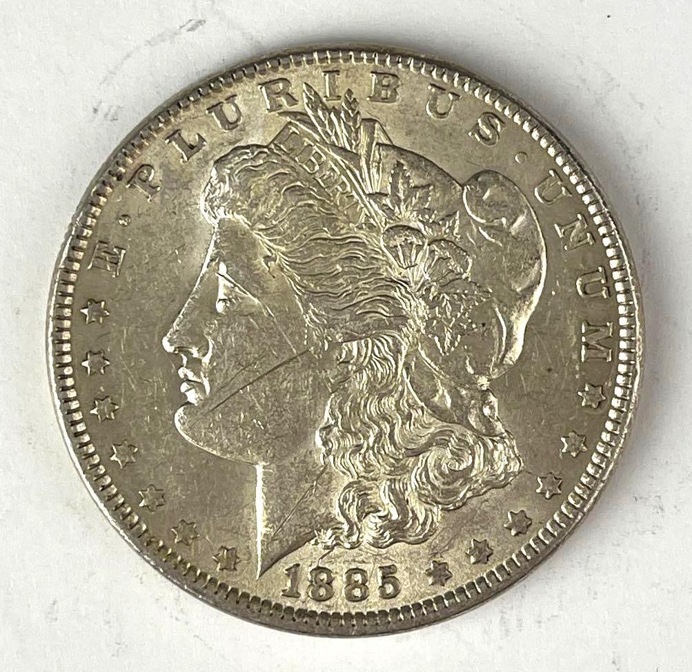 1885 US Morgan Silver Dollar: 1885 US Morgan Silver Dollar