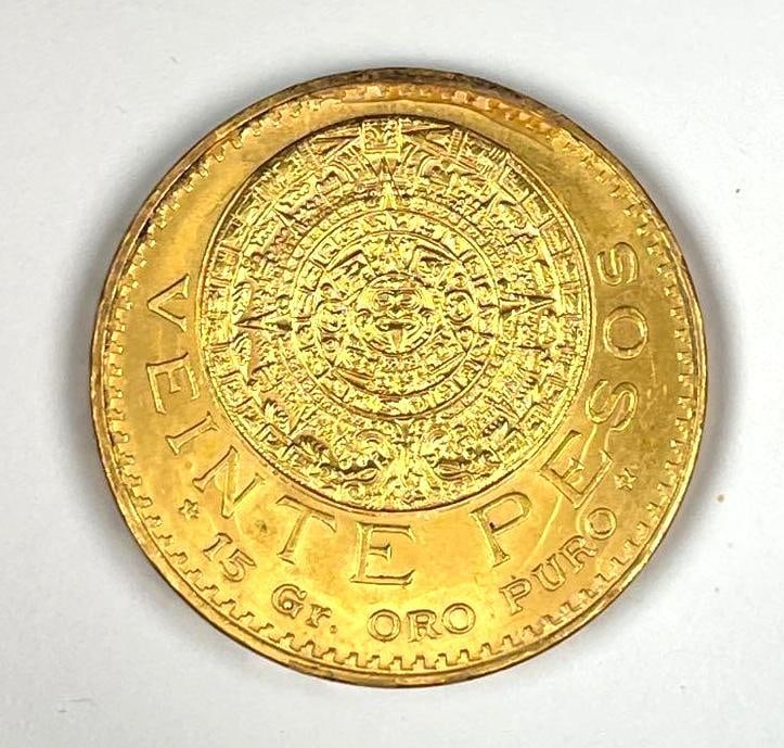 1959 Mexico 20 Peso Gold Coin (1 of 2)
