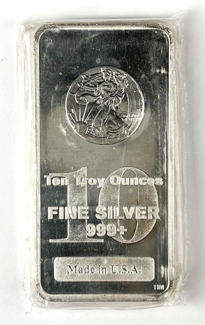 Highand Mint American Silver Eagle Design 10 oz 999 Fine Silver Ingot/ Bar (1 of 2)