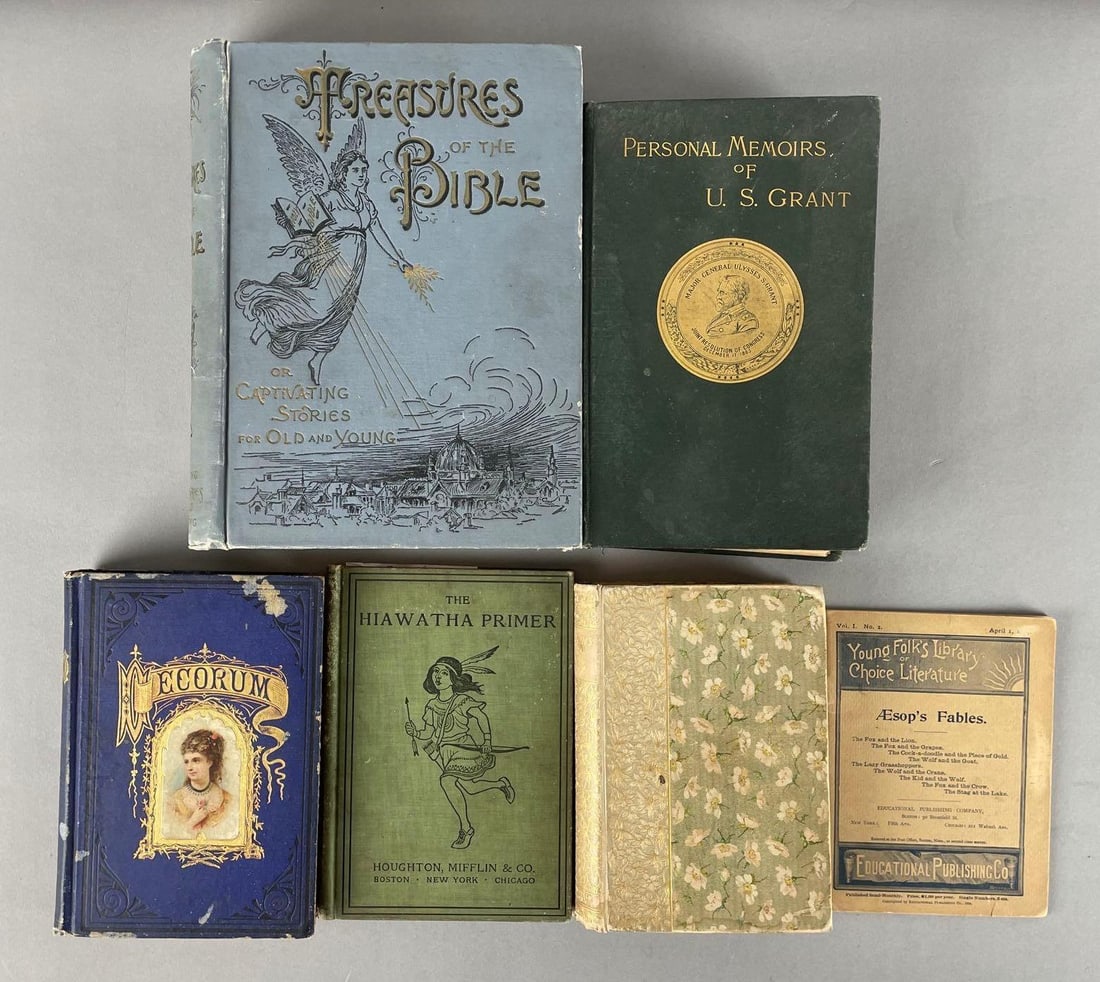 Group of Late 1800s Books (1 of 2)
