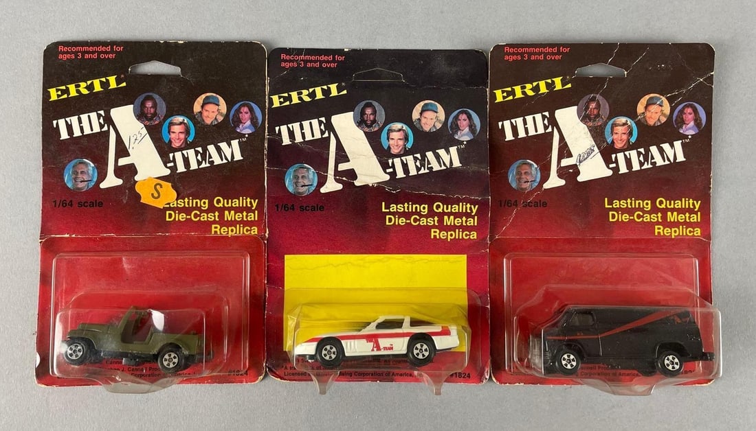 Group of 3 Ertl The A-Team Die-Cast Vehicles (1 of 2)