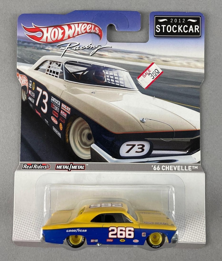2012 Mattel Hot Wheels Racing 66 Chevelle Die-Cast Stock Car (1 of 2)