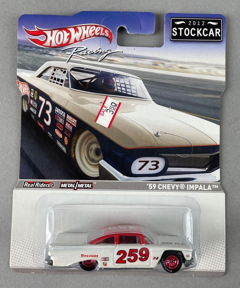 2012 Mattel Hot Wheels Racing 59 Chevy Impala Die-Cast Stock Car (1 of 2)