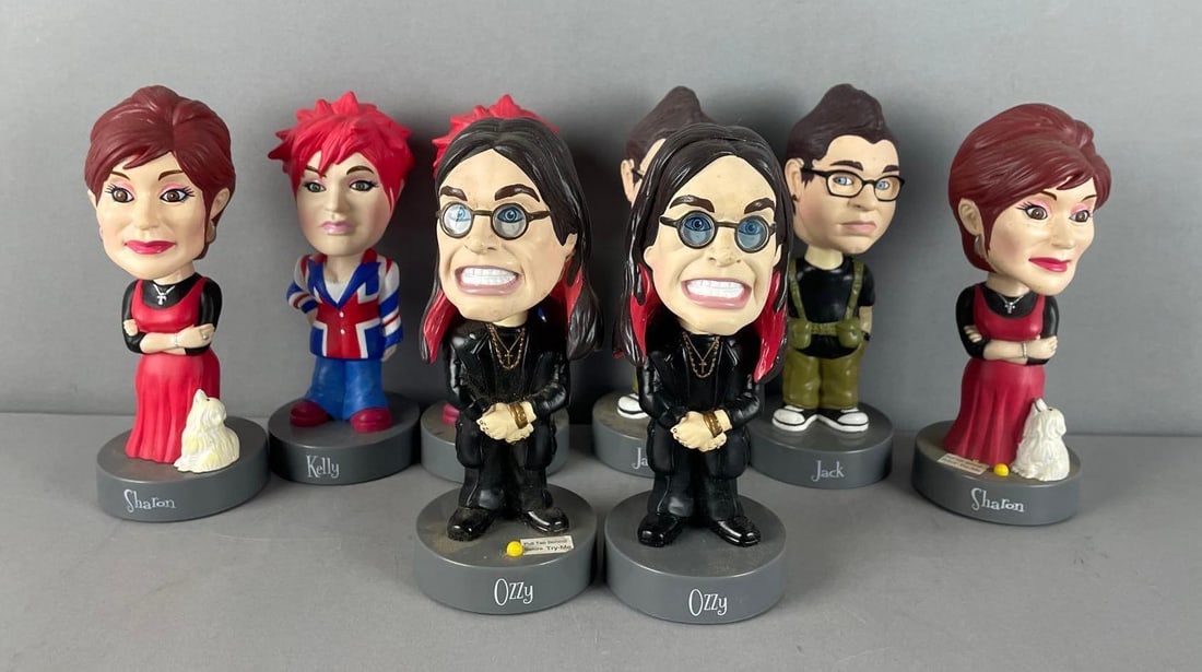 Group of Osbourne Family Talking Bobbleheads (1 of 2)