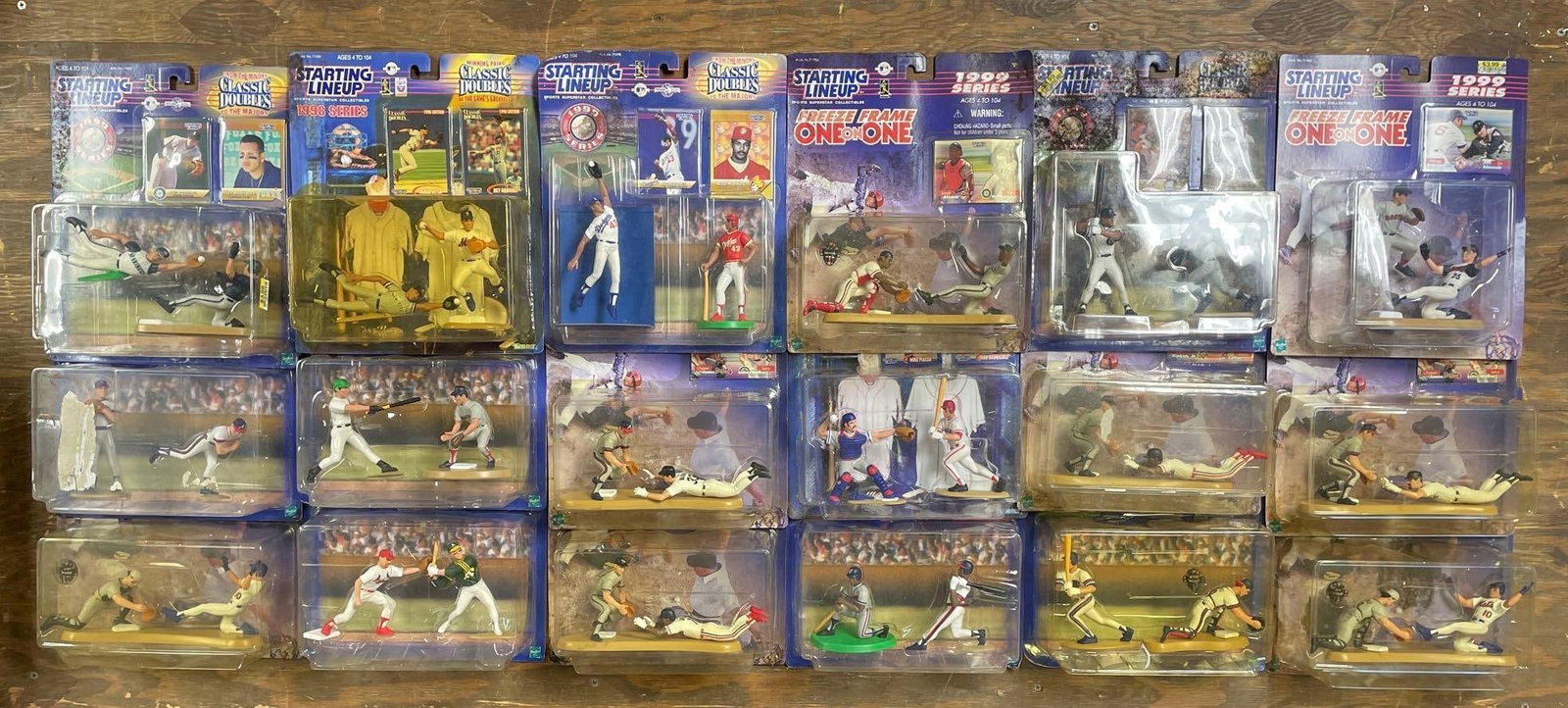 Group of 1990s Kenner Starting Lineup Baseball Figure Sets (1 of 3)