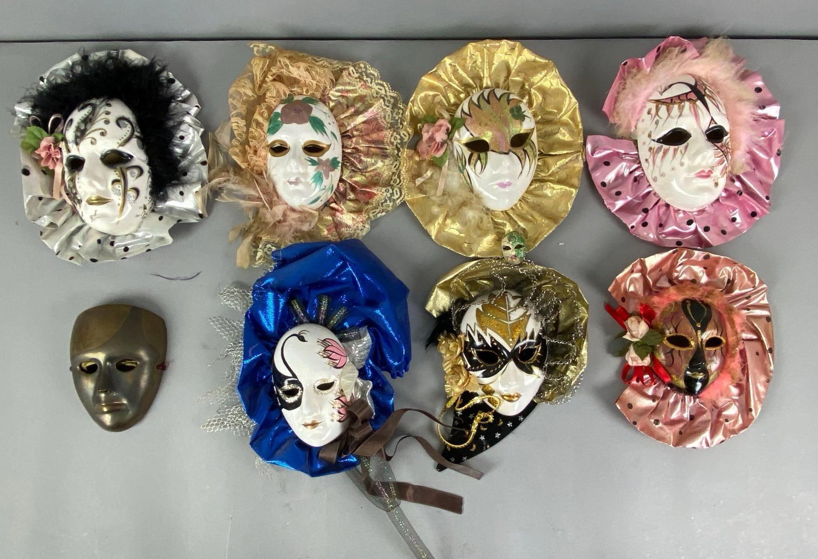 Group of Miniature Masquerade Masks (1 of 3)