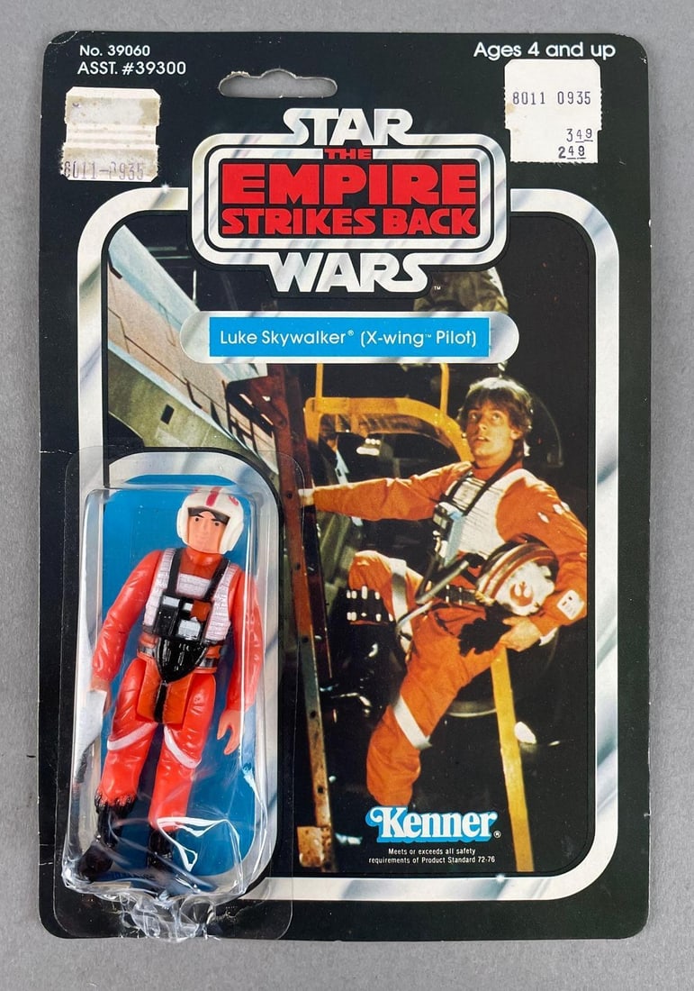1980s Kenner Star Wars The Empire Strikes Back Luke Skywalker X-Wing Pilot Action Figure (1 of 6)