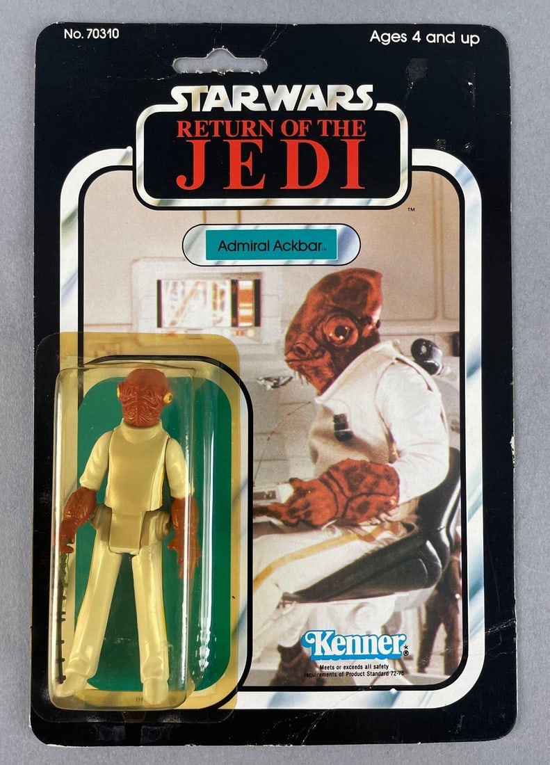 1983 Kenner Star Wars Return of the Jedi Admiral Ackbar Action Figure (1 of 6)