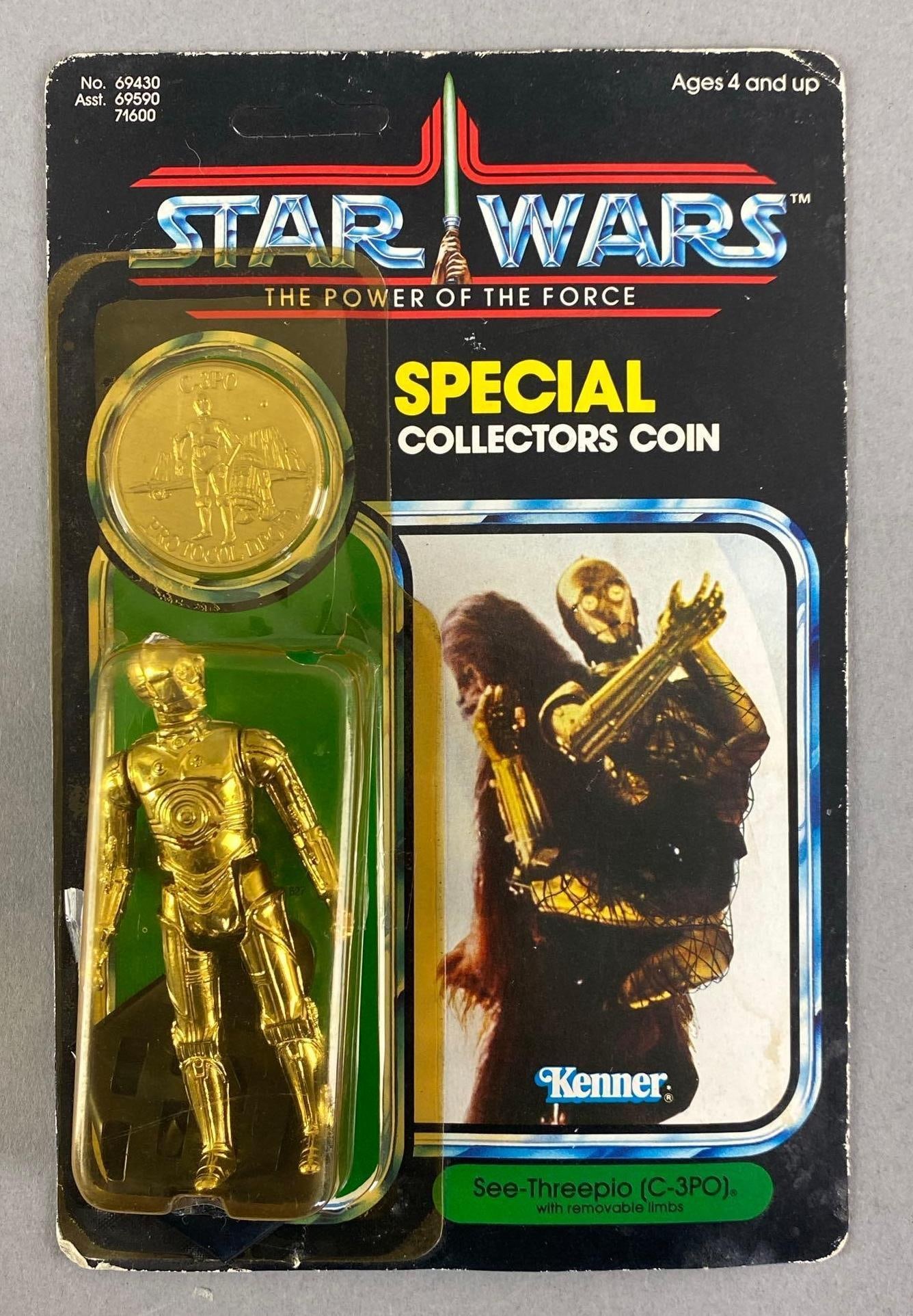 1984 Kenner Star Wars The Power of the Force C-3PO Action Figure (1 of 4)