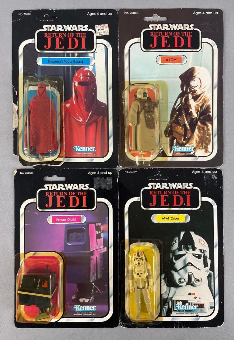 Group of Open Blister 1980s Star Wars Return of the Jedi Action Figures (1 of 4)