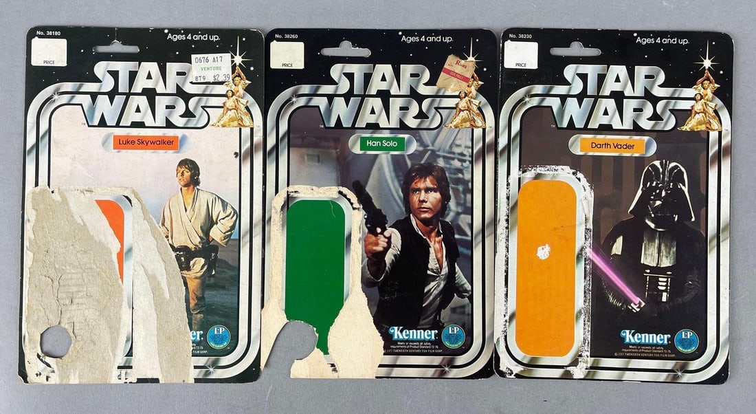 Group of 1980s Kenner Star Wars Cardbacks (1 of 1)