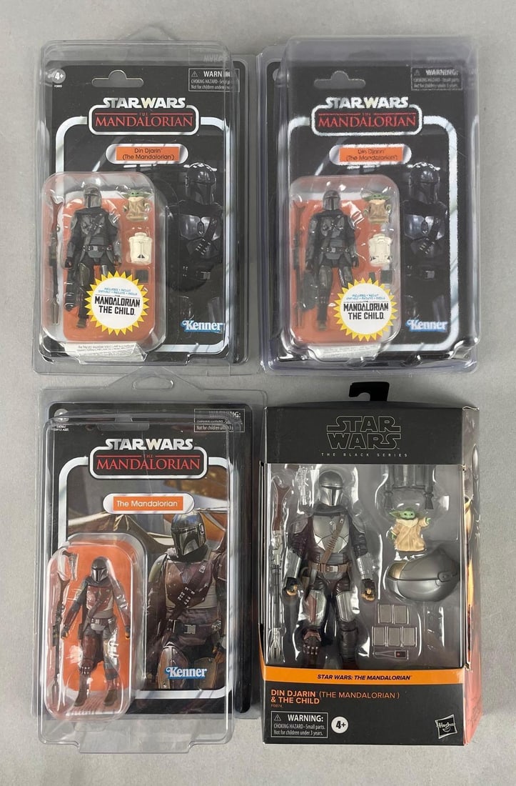 Group of Kenner Star Wars The Mandalorian Action Figures (1 of 2)