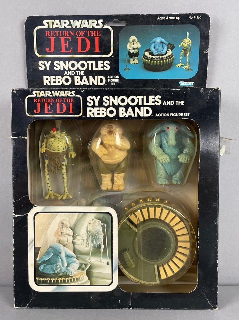 Vintage Kenner Star Wars Return of the Jedi Sy Snootles and the Rebo Band Action Figure Set (1 of 3)