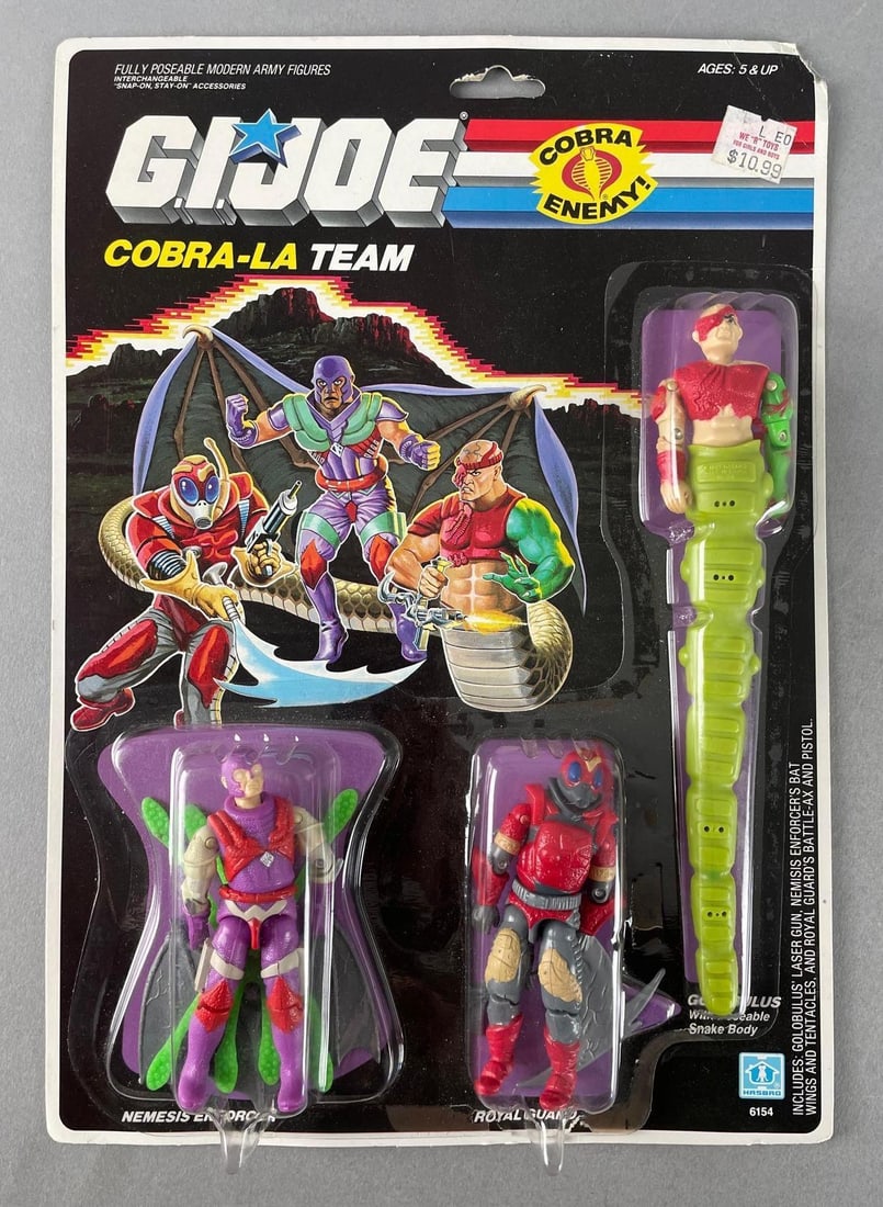 1987 Hasbro G.I. Joe Cobra-La Team Action Figure Set (1 of 6)