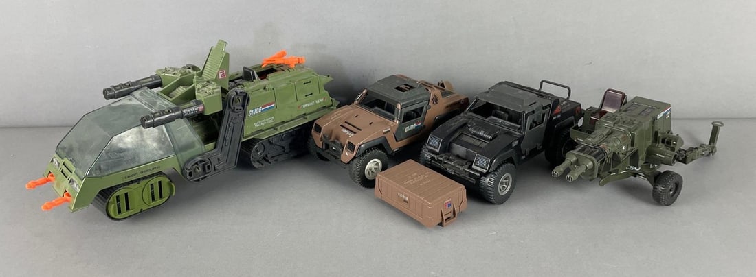 Group of 1980s G.I. Joe Action Figure Vehicles (1 of 2)