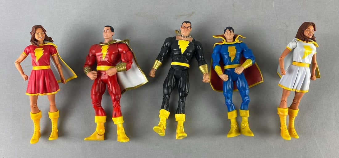 Group of 5 Mattel DC Universe Shazam Family Figures (1 of 3)