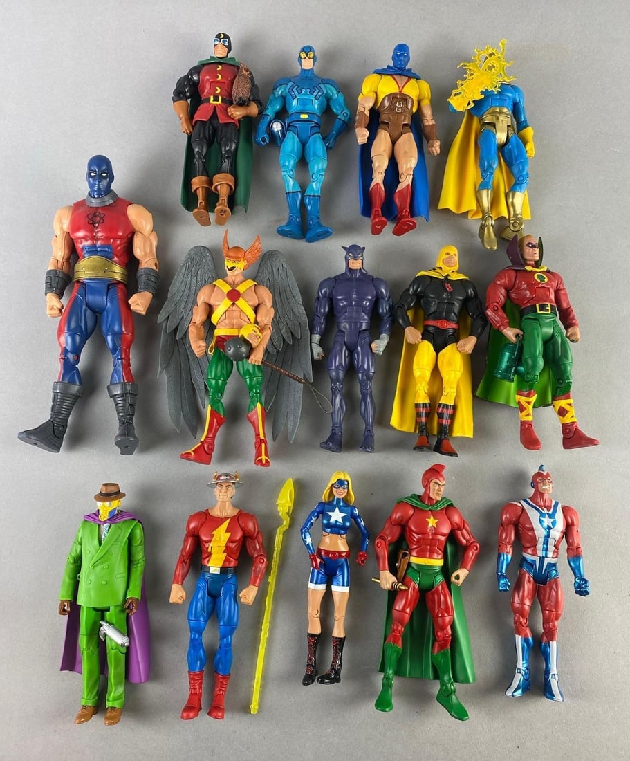 Group of Assorted Mattel DC Universe The Justice Society of America Figures (1 of 3)