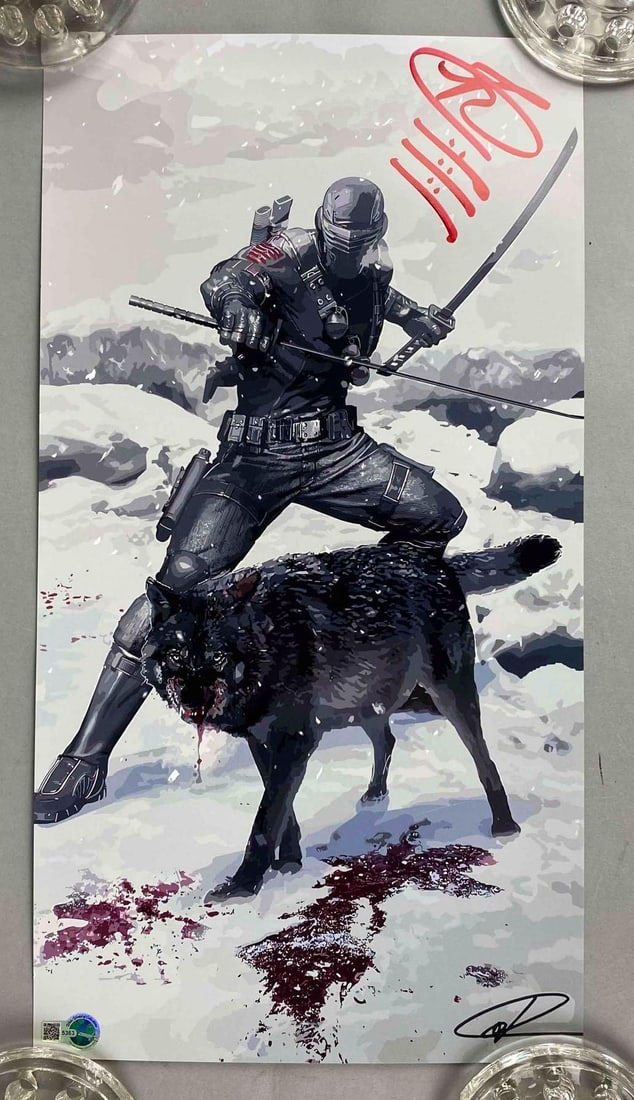 SIGNED G. I. Joe Snake Eyes and Wolf Print (1 of 4)