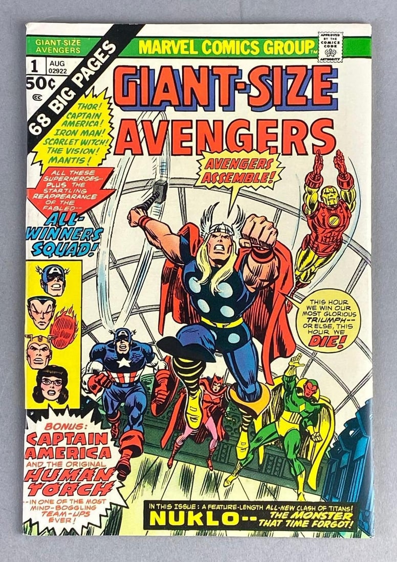 Marvel Giant-Size Avengers Vol. 1 No.1 Comic Book (1 of 7)