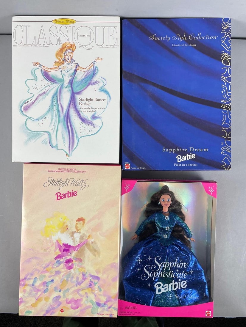 Group of 1990s Mattel Barbie Fashion Dolls (1 of 3)