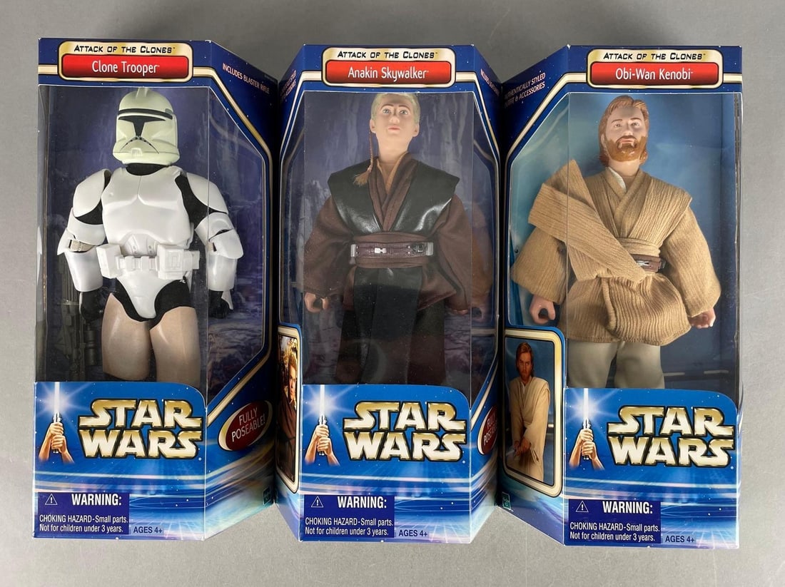 Group of Hasbro Star Wars Attack of the Clones Action Figures (1 of 2)