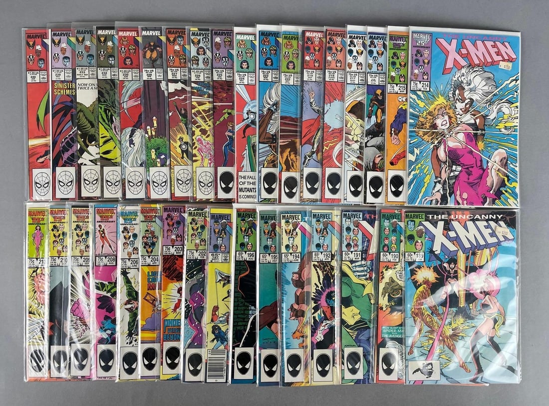 Group of Marvel The Uncanny X-Men Comic Books (1 of 3)