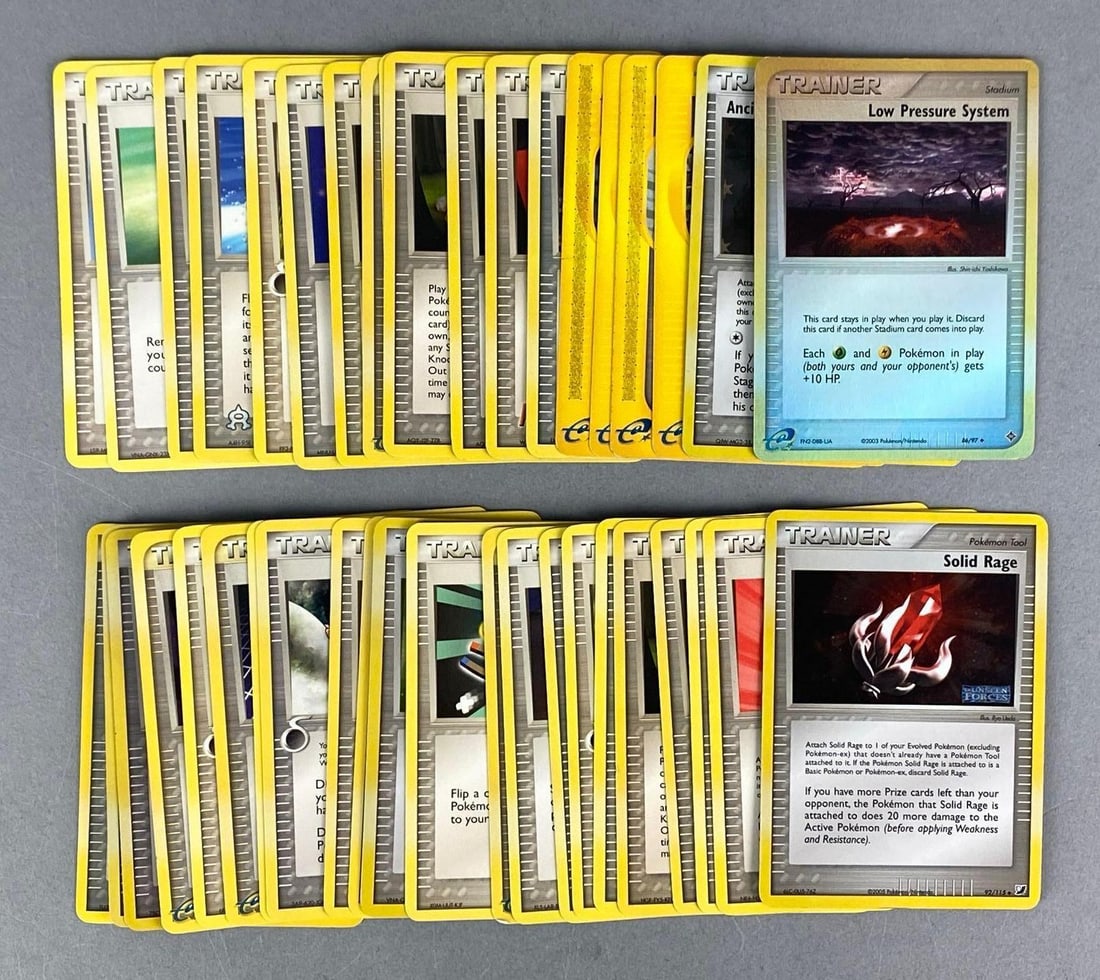 Group of 30+ 2000s Pokémon Trainer Trading Cards (1 of 2)