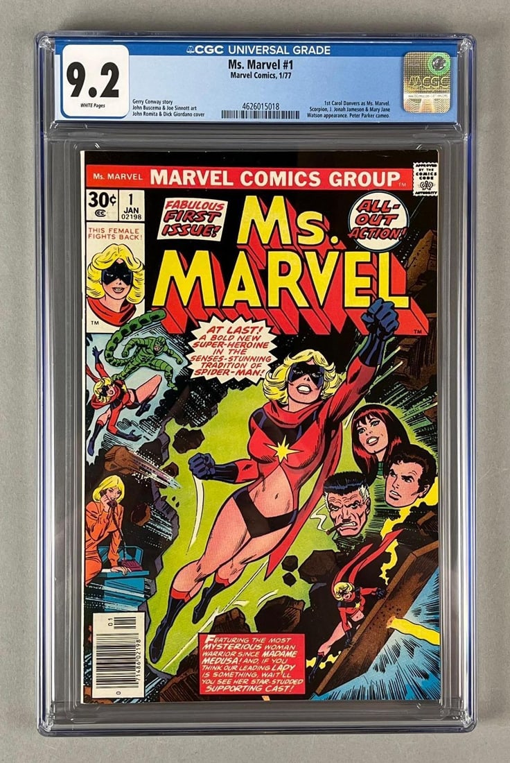 Marvel Comics Ms. Marvel No.1 CGC 9.2 (1 of 3)