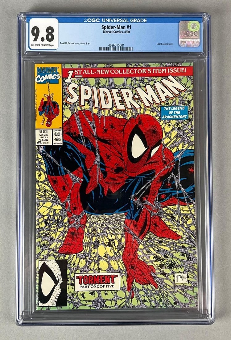 Marvel Comics Spider Man No. 1 CGC 9.8 (1 of 3)