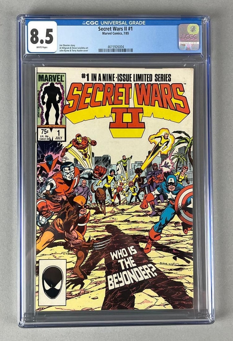 Marvel Comics Secret Wars II No. 1 CGC 8.5 (1 of 3)