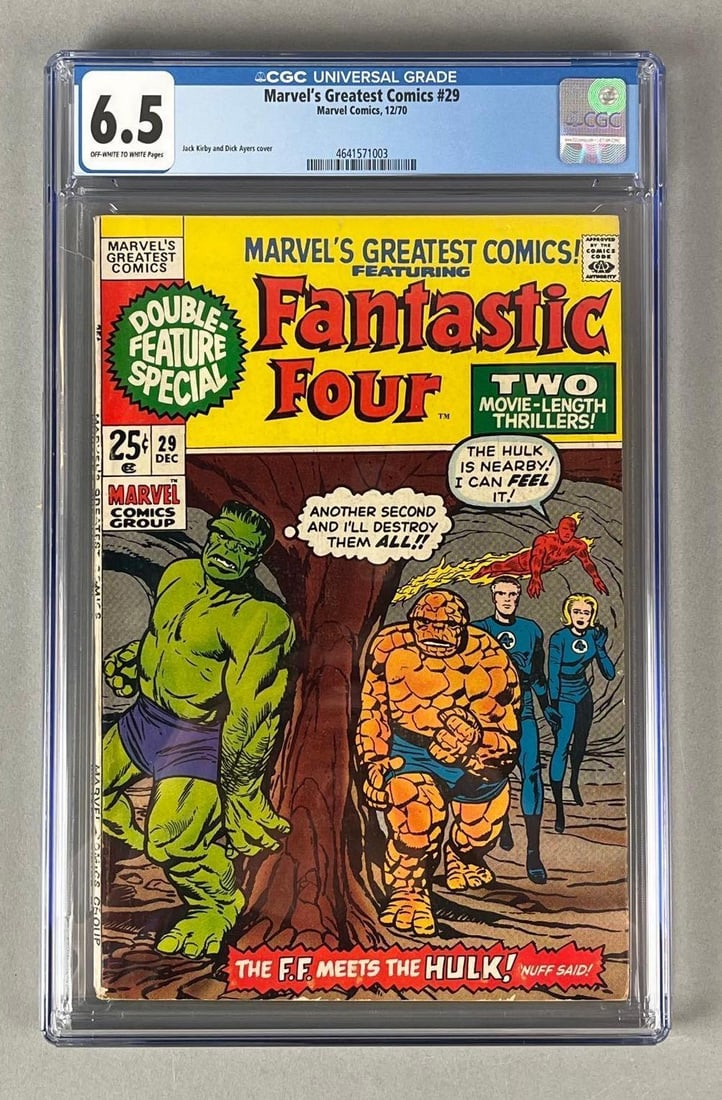Marvel Comics Marvels Greatest Comics No. 29 CGC 6.5 (1 of 3)