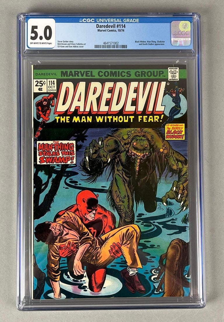 Marvel Comics Daredevil No. 114 CGC Graded 5.0 (1 of 3)
