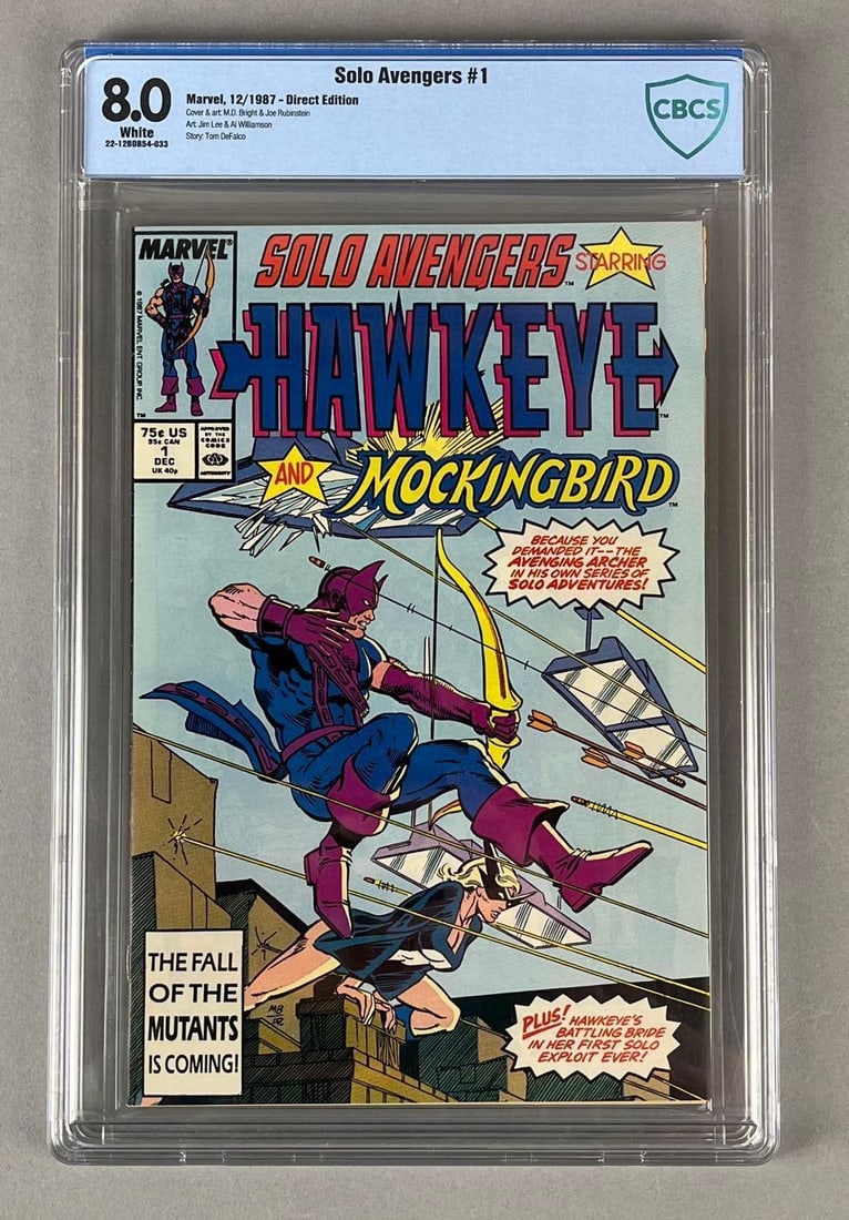 Marvel Comics Solo Avengers No. 1 CBCS 8.0 (1 of 3)