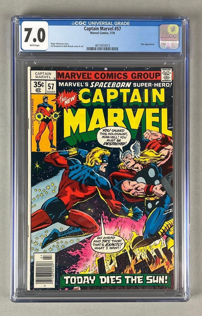 Marvel Comics Captain Marvel No. 57 CGC 7.0 (1 of 3)