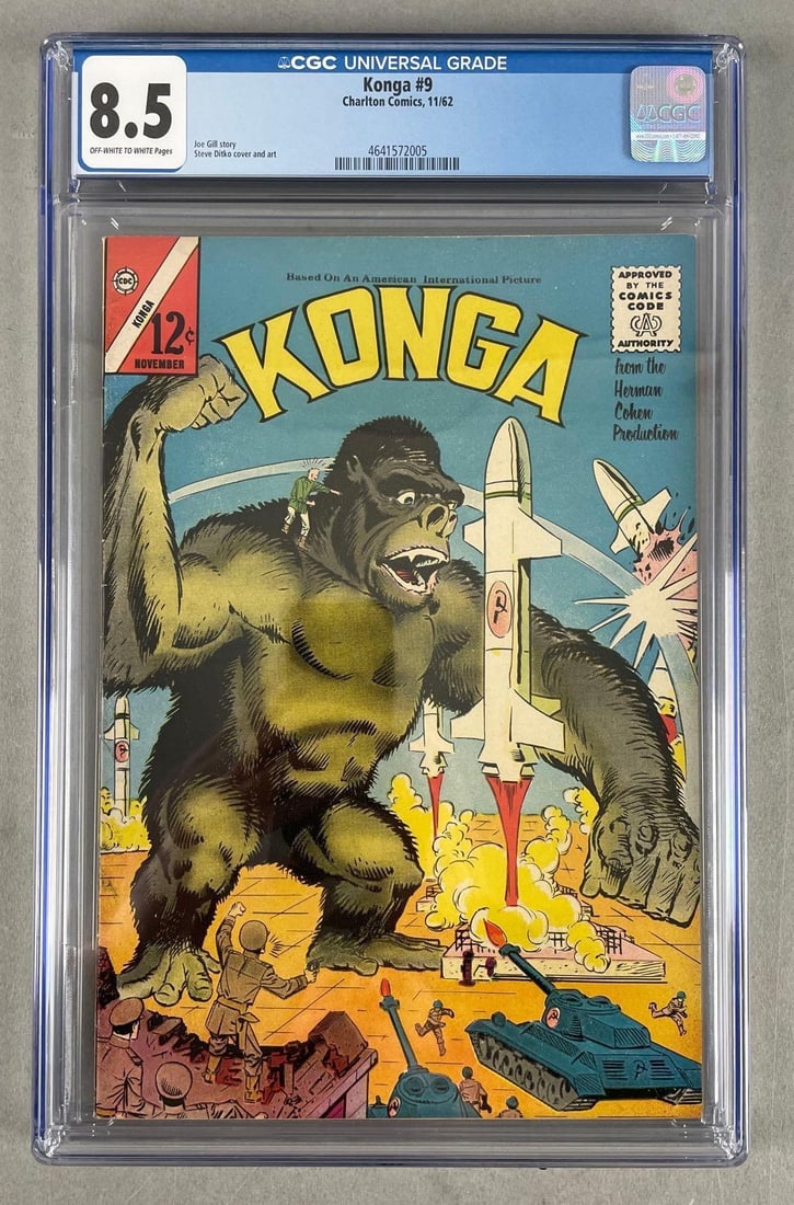 Charlton Comics Konga No. 9 CGC 8.5 (1 of 3)