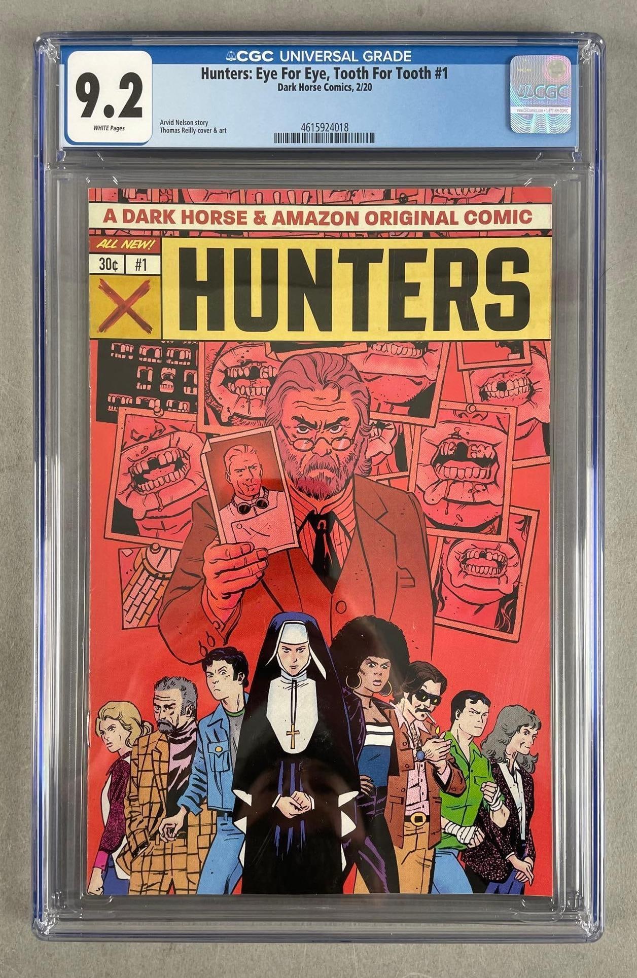 Dark Horse Comics Hunters : Eye for Eye, Tooth for Tooth No. 1 CGC 9.2 (1 of 3)