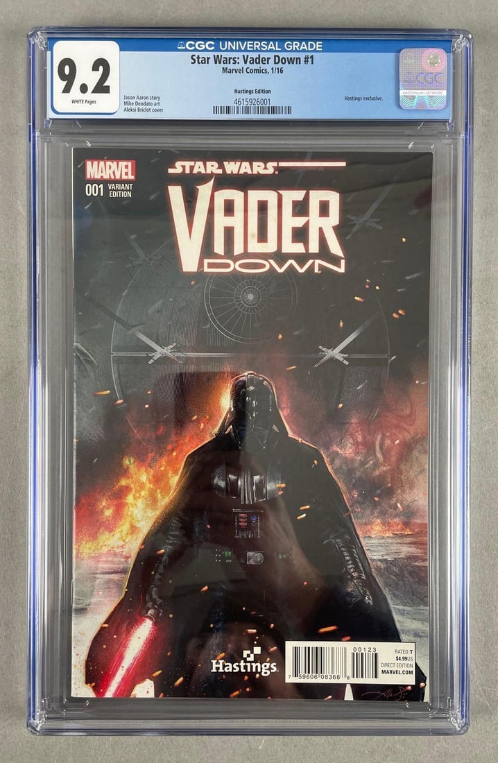 Marvel Comics Star Wars : Vader Down No. 1 CGC 9.2 (1 of 3)