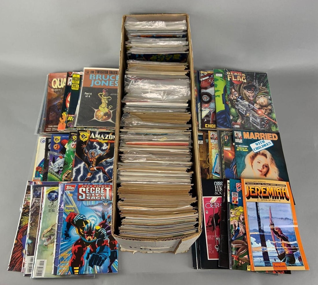 Long Box of Approximately 100 Plus Comic Books (1 of 4)