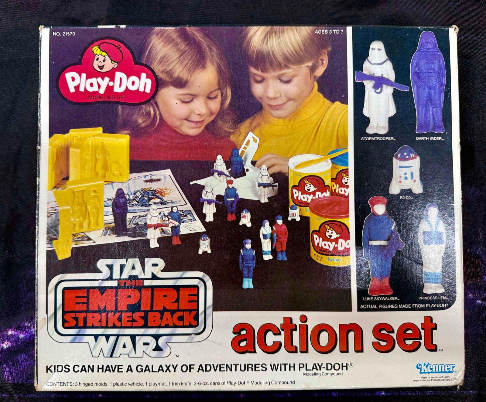 Vintage Kenner Star Wars The Empire Strikes Back Play-Doh Action Set (1 of 5)