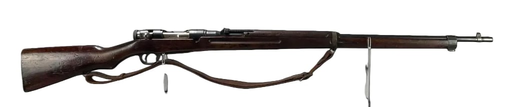 WW2 Japanese Arisaka Type 38 6.5x50mm Carbine Bolt Action Rifle: S/N: 00439823